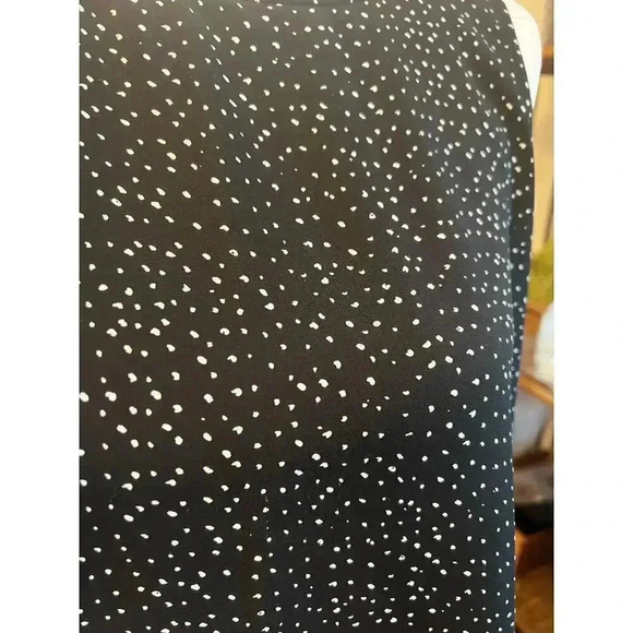 dalia sleeveless shirt polka dots lightweight layered size large - Picture 3 of 5